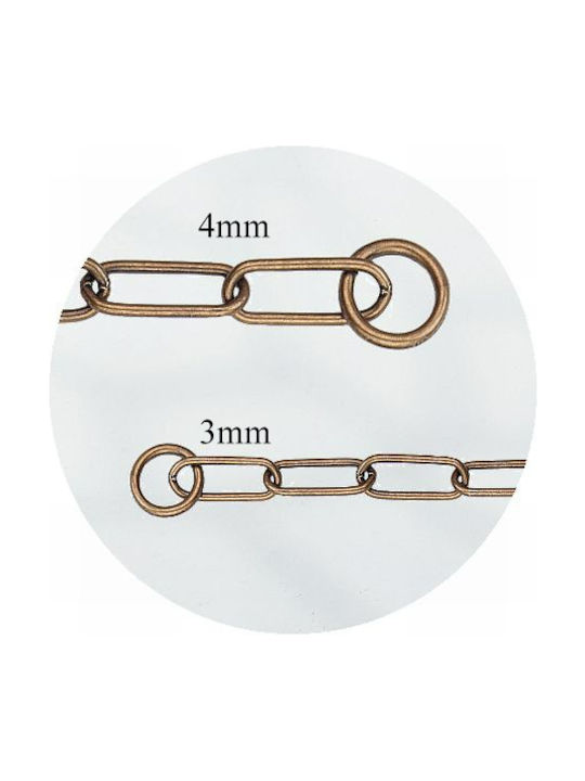 Sprenger Curogan Dog Choker Chain in Gold color 3mm x 54cm
