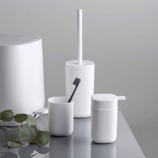 Wenko Davos Tabletop Plastic Dispenser White