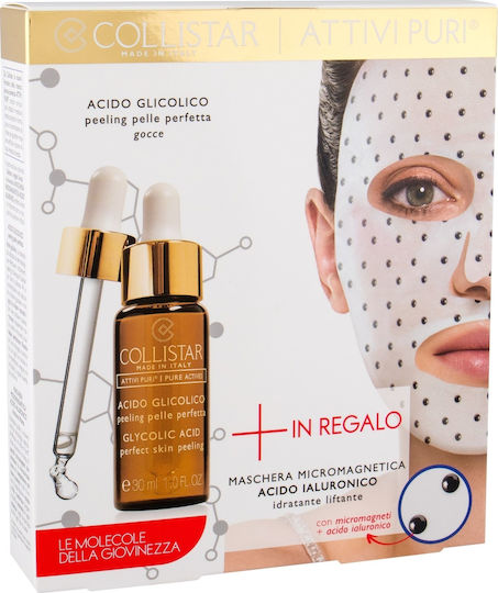 Collistar Pure Actives Glycolic Acid & Hyaluronic Set Σετ Περιποίησης για Ενυδάτωση & Λάμψη
