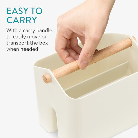 Navaris Plastic Storage Box Yellow