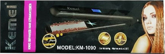 Kemei KM-1090 Hair Straightener with Ceramic Plates Ionic 35W