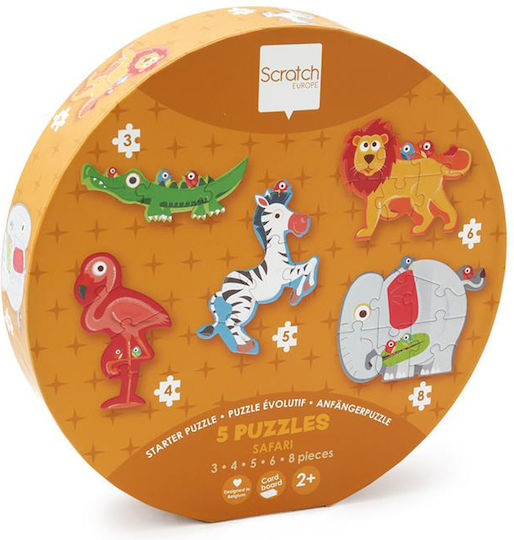 Puzzle pentru Copii Safari pentru 2+ ani+ Ani 26buc Scratch Europe