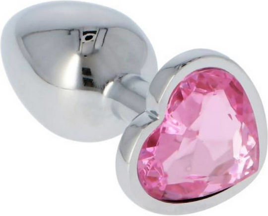 Toyz4lovers Heart Jewel Plug Anal Plug Medium Pink