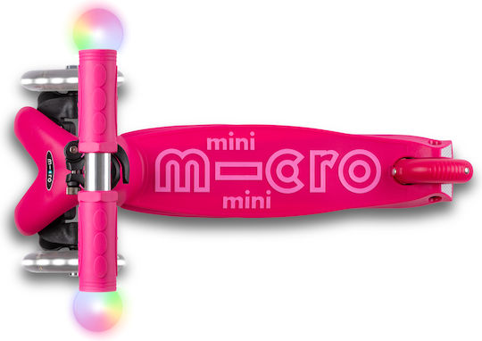 Micro Kids Scooter Foldable Mini2grow 3-Wheel with Seat for 12 Months Fuchsia