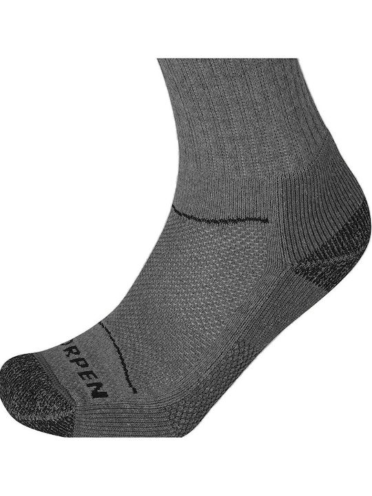 Lorpen T2 Merino Hiker 2 Pack Eco Trekking Socks Gray 1 Pair