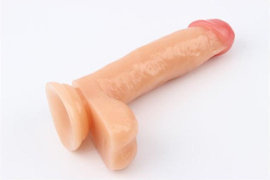 Chisa Novelties Keep Love Cute Реалистично дилдо с Топки и Вендуза Телесен 17см