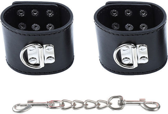 Dream Love Ohmama Fetish Wrist Restraints Snap Fasten Χειροπέδες σε Μαύρο Χρώμα