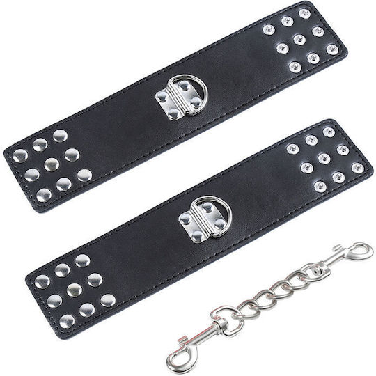 Dream Love Ohmama Fetish Wrist Restraints Snap Fasten Χειροπέδες σε Μαύρο Χρώμα