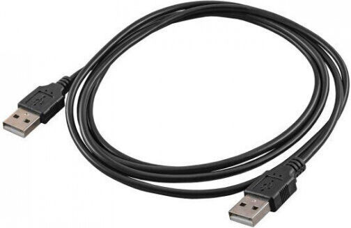 Akyga USB 2.0 Кабел USB-A мъжки - USB-A мъжки Черен 1.8м AK-USB-11