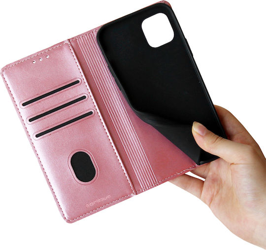 Sonique Vintage Wallet Synthetic Leather Rose Gold (Galaxy A03)