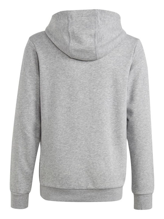 Adidas Kinder Sweatshirt mit Kapuze und Taschen Gray