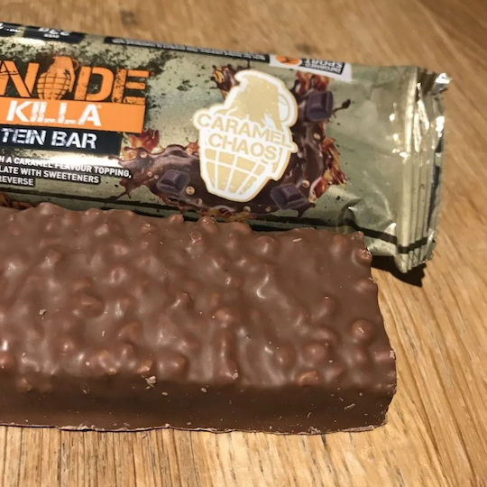 Grenade Carb Killa Protein Bars with 23g Protein & Caramel Chaos Flavour 12x60g