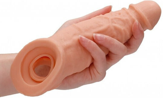 Shots Real Rock Penis Extender Προέκταση Πέους Flesh 22cm