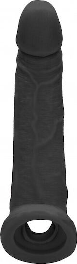 Shots Penis-Verlängerung Sleeve Schwarz 23cm