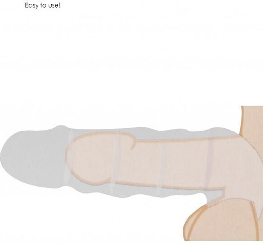Shots Penis-Verlängerung Sleeve Schwarz 23cm