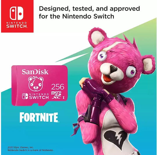 Sandisk Nintendo Switch Fortnite Edition microSDXC 256GB UHS-I 100MB/s