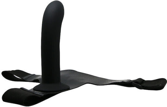 Baile Ultra Passionate Harness with Strap On Арсенал с Единично Дилдо 16см в Черен цвят