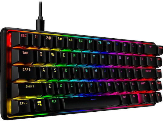 HyperX Alloy Origins 65 Гейминг Механична Клавиатура 65% с RGB Осветление (Английски US)