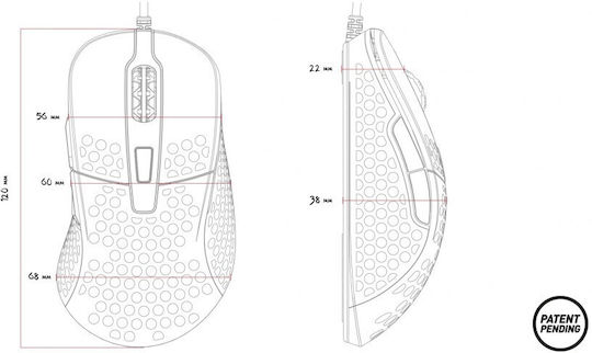 Xtrfy M4 RGB Gaming Mouse 16000 DPI Tokyo