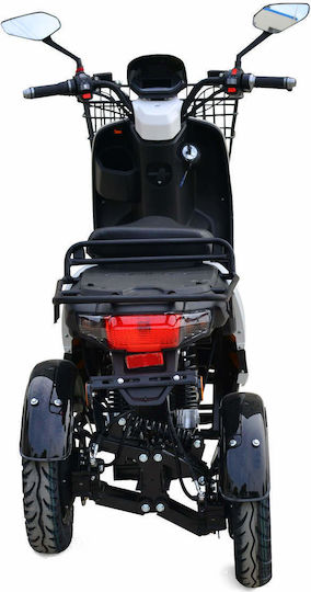 WheelnWater Storm Ηλεκτρικό Μηχανάκι Ισχύος 3000W 72V 100Ah Λευκό