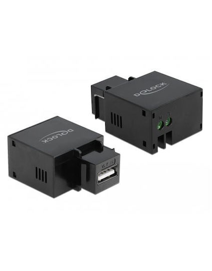 DeLock Keystone Type-A Unit with 2.1 A Charging Port (86506)
