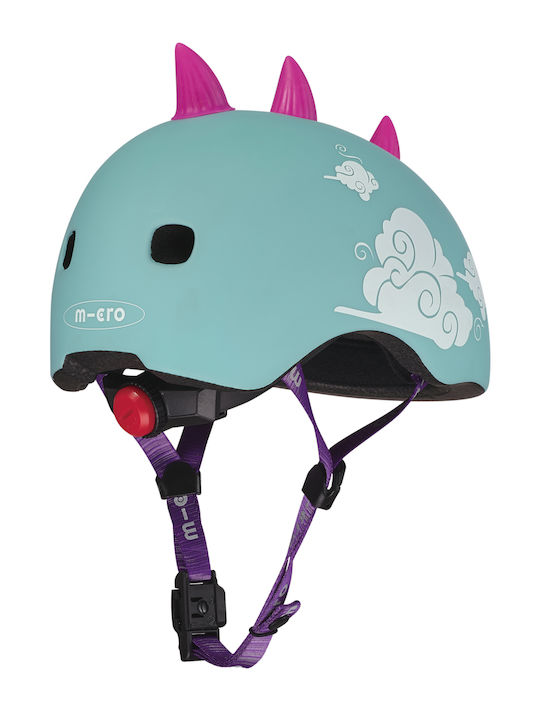 Micro Micro 3D Dragon Kids' Helmet for City Bike Green