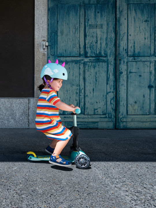 Micro Micro 3D Dragon Kids' Helmet for City Bike Green
