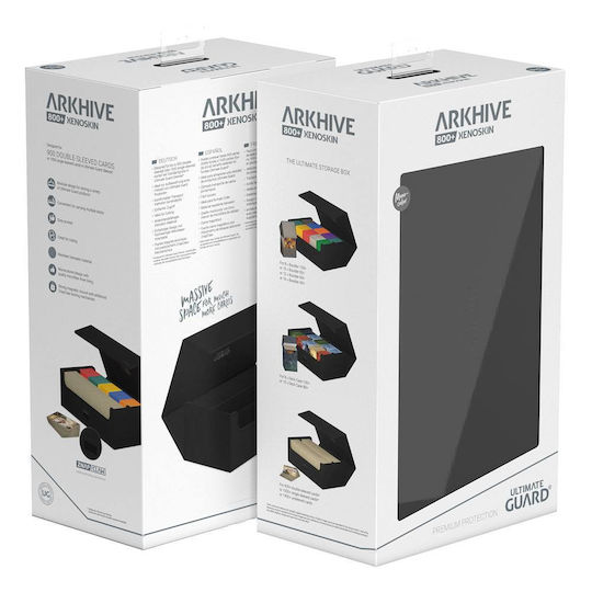 ultimate guard Arkhive 800+　Boulderx４個 Ultimate Guard Guard Arkhive 800+ XenoSkin Deck Box Dimensiune