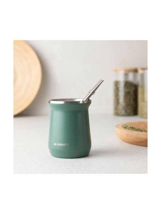 Navaris Yerba Metallic Cup Green 300ml