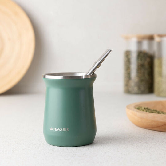 Navaris Yerba Metallic Cup Green 300ml