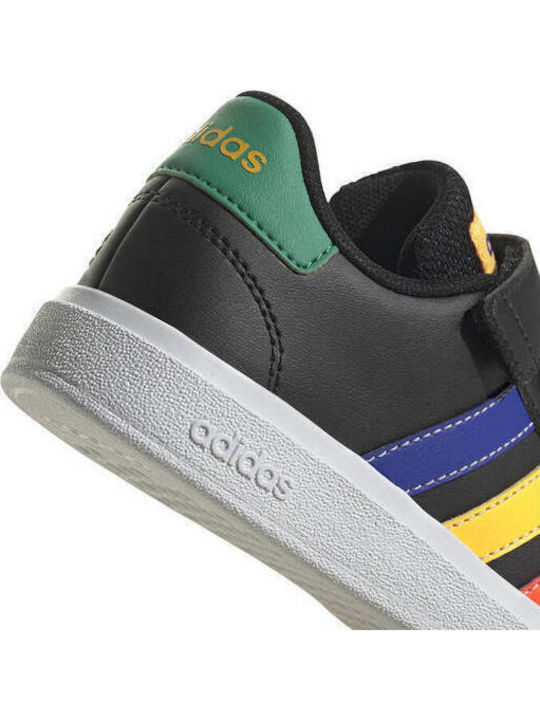 Grand Court GRAND COURT 2.0 Kids Sneakers with Scratch Core Black / Lucid Blue / Court Green