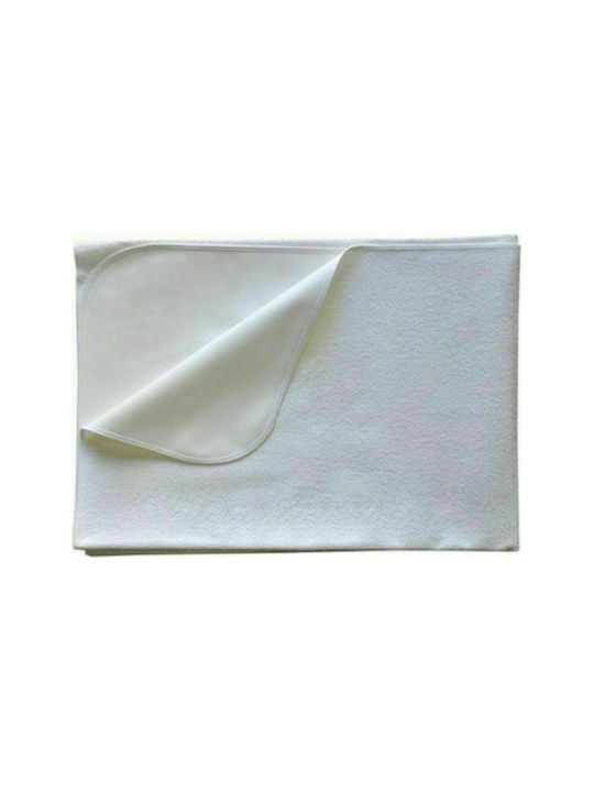 Ninetta Bebe Waterproof Burp Cloth NN740 White 70x140cm