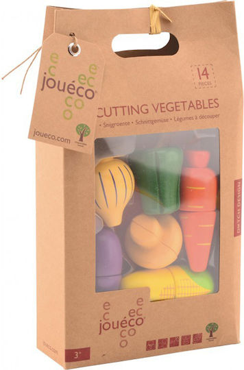 Joueco Cutting Vegetables από Ξύλο για 3+ Ετών 14τμχ