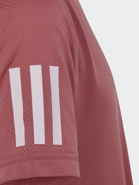 Adidas Αθλητικό Ανδρικό T-shirt Pink Strata με Στάμπα