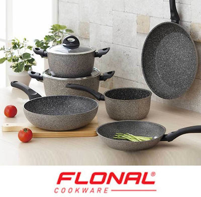 Flonal Pietra Viva Wok of Aluminum with Stone Coating 28cm