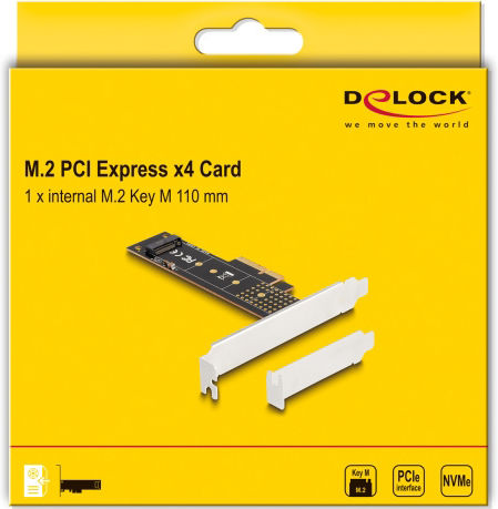 DeLock Карта PCIe към слот M.2