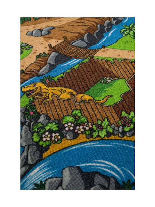 Viokarpet Kids Synthetic Rug Dino Custom Size