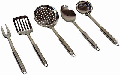 Sidirela Cooker Oale de rezervă Lingură Supă din Metal Argint 30cm