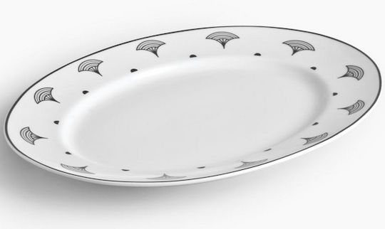 Ionia Antigone Serving Platter White with Diameter 36cm