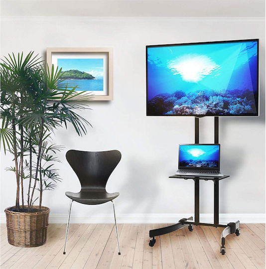 Techly ICA-TR23 Βάση Τηλεόρασης Δαπέδου έως 70" και 40kg