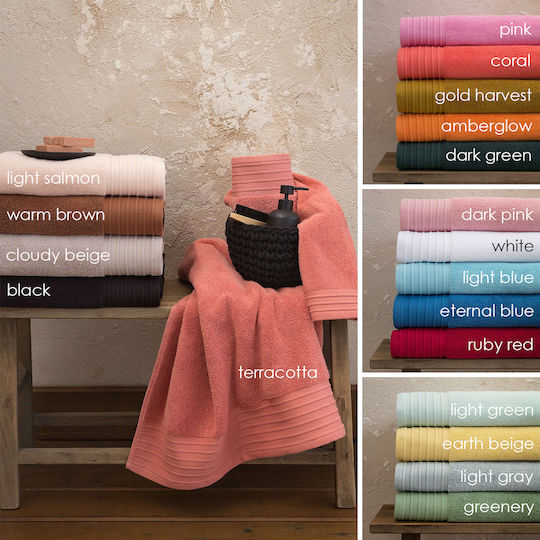 Nima Πετσέτα Προσώπου Feel Fresh 50x100εκ. Μαύρη Βάρους 500gr/m²