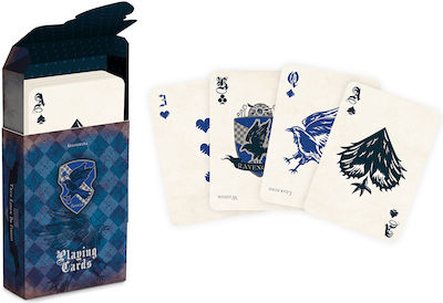 Cartamundi Ravenclaw Plasticized Collectable Card Deck Harry Potter Blue