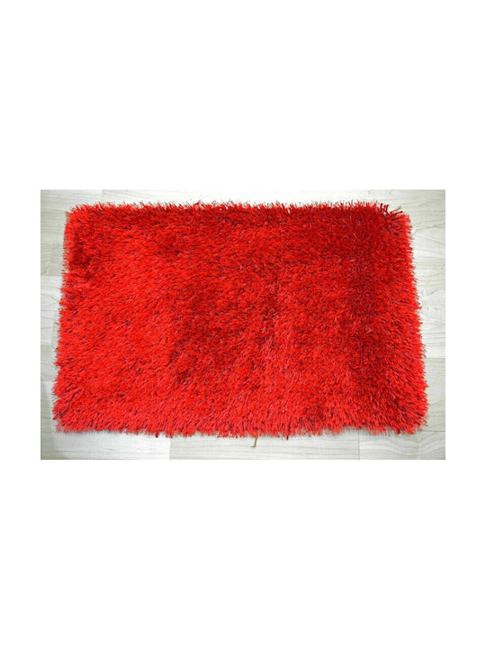 Koulis Carpets Beauty Σετ Shaggy Χαλιά Κρεβατοκάμαρας Red 100-012-003 3τμχ