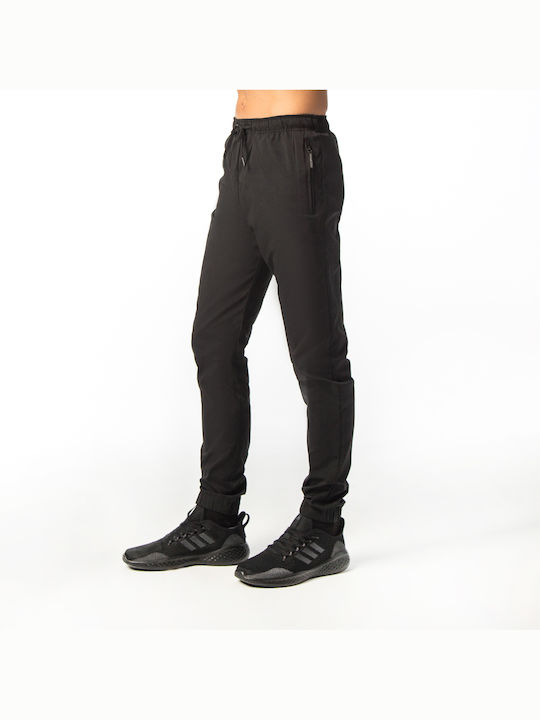 Sweatpants with Elastic Black