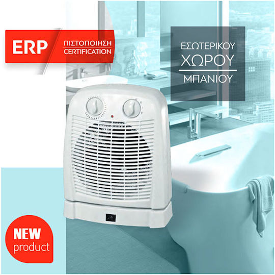 Eurolamp Fan Heater Bathroom Floor 2000W