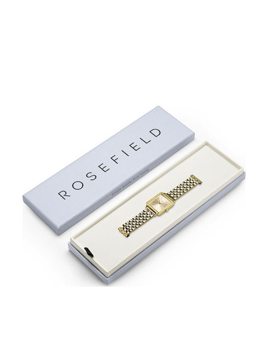 Rosefield The Boxy XS Ρολόι Μπαταρίας με Μεταλλικό Μπρασελέ Rosefield The Boxy XS Ρολόι Μπαταρίας με Μεταλλικό Μπρασελέ