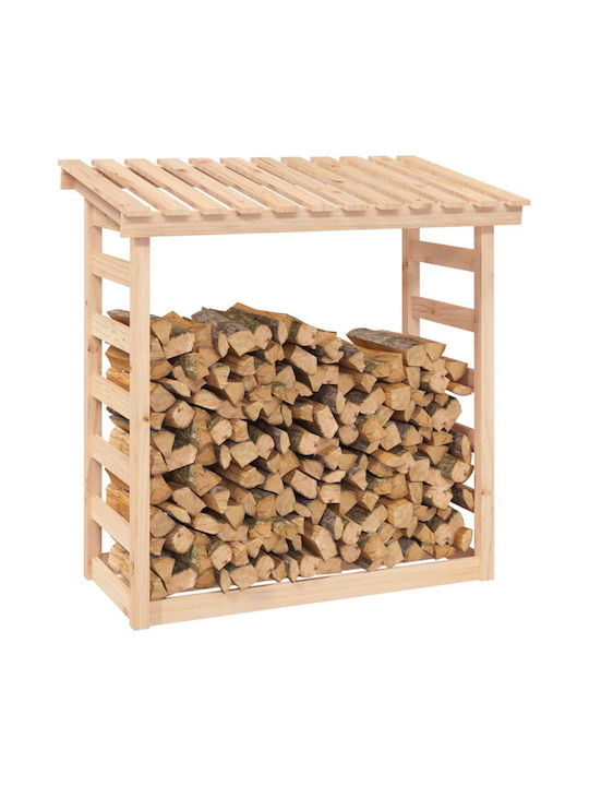 vidaXL Hölzernes Box Holzlagerung 108x64.5x110cm Beige