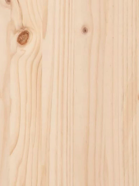 vidaXL Hölzernes Box Holzlagerung 108x64.5x110cm Beige