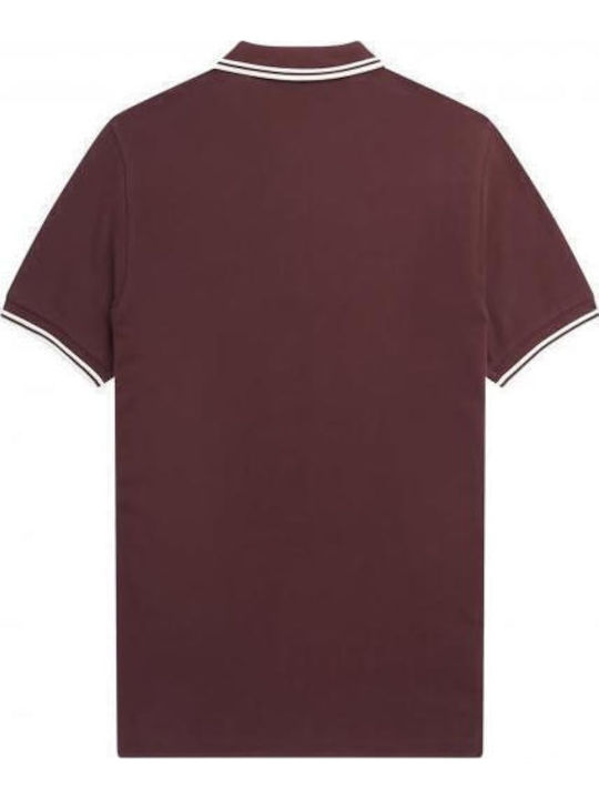 Polo T-shirt Oxblood / Ecru / Ecru M3600-597