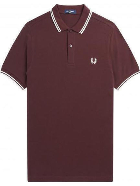 Polo T-shirt Oxblood / Ecru / Ecru M3600-597